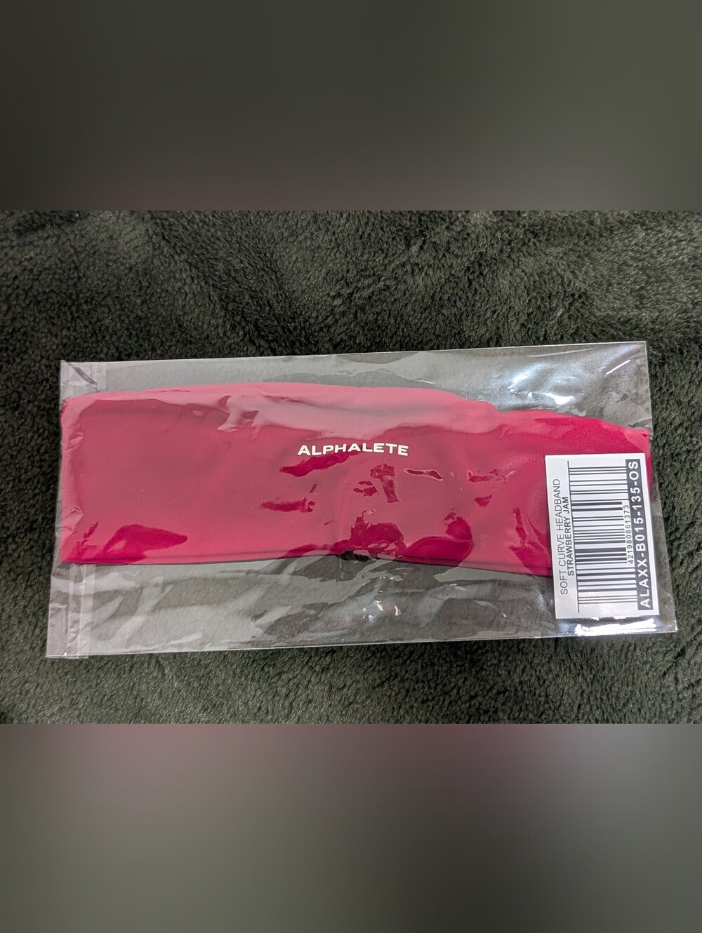 *New In Packaging!* Alphalete Soft Curve Headband In Strawberry Jam - Picture 2 of 3